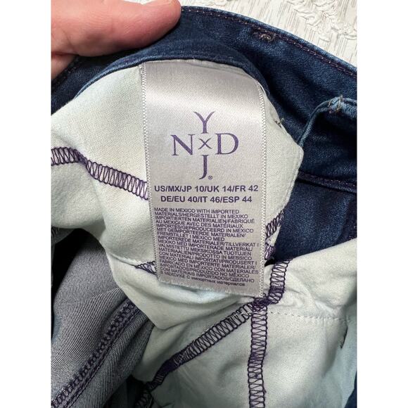 NYDJ Not Your Daughters Jeans Sheri Slim Soft Denim Jean Sz 10 USA - Picture 4 of 8